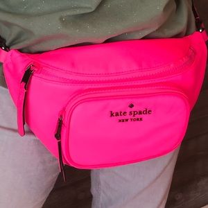 Kate Spade belt bag/fanny pack, neon pink! NWT!!